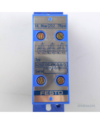 Festo ODER-Block OS-PK-3-6/3 4232 OVP