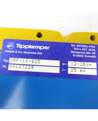 Tippkemper Näherungsschalter IRF-1X-S25 OVP
