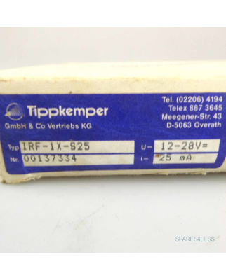 Tippkemper Näherungsschalter IRF-1X-S25 OVP