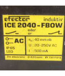ifm efector induktiver Näherungsschalter ICE2040-FBOW OVP