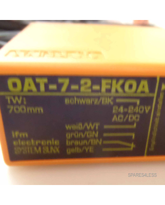 ifm efector Reflexlichttaster OAT-7-2-FKOA OVP