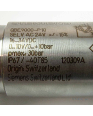 Siemens Relativdrucksensor QBE9000-P10 NOV