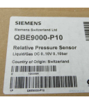 Siemens Relativdrucksensor QBE9000-P10 NOV