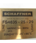 Schaffner Line Filter FS4835-25-29 440VAC 50/60Hz GEB