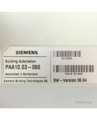 Siemens Programm-Modul PAA10.03-060 OVP