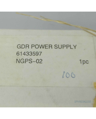 ABB GDR Power Supply NGPS-02 61339931C OVP