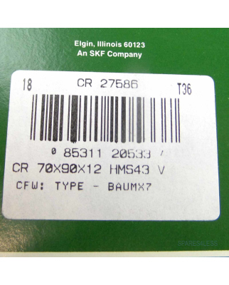 CR Oil Seal HMS43V 70x90x12 27586 OVP