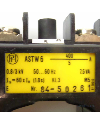 PH Stromwandler ASTW6 400/5A 0,8/3kV 50-60Hz OVP