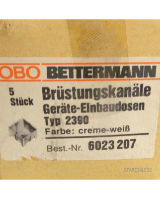 OBO Bettermann Geräte-EinbaudosenTyp 2390 6023207 (5Stk.) OVP