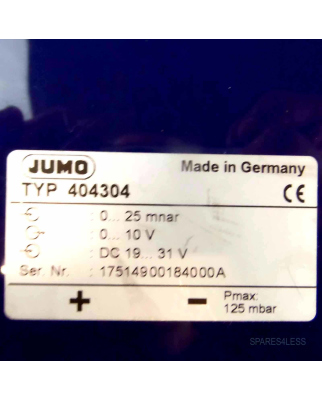 JUMO Druck-und Differenzdruck-Messumformer 404304 GEB