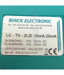 RINCK ELECTRONIC Trennverstärker LC-TV-2I.2I 20mA.20mA GEB
