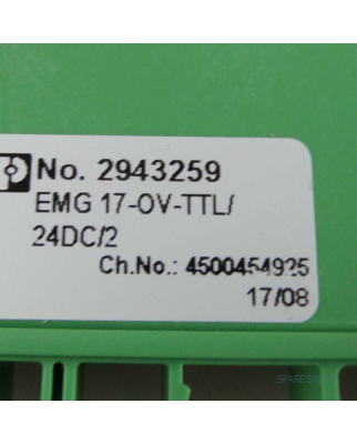 Phoenix Contact Relaismodul EMG 17-OV-TTL/ 24DC/2  2943259 GEB