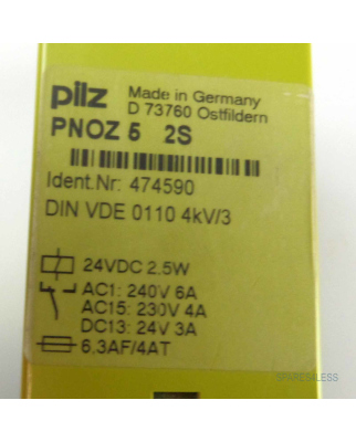 Pilz Sicherheitsschaltgerät PNOZ 5 2S 474590 GEB