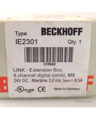 Beckhoff LINK-Extension Box IE2301 OVP