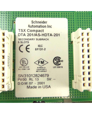Schneider Automation TSX Compact Secondary Subrack...
