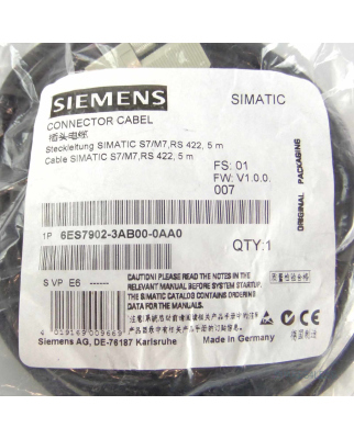 Siemens Verbindungskabel 6ES7902-3AB00-0AA0 OVP