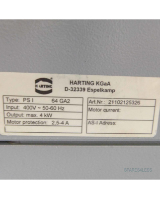 Harting Powerswitch PSI64GA2 21102125326 GEB