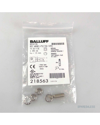 Balluff induktiver Näherungsschalter BES M08EC-PSC15B-S49G 218563 OVP