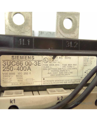 Siemens Überlastrelais 3UC6600-3E GEB