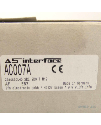 ifm AS-Interface AC007A OVP