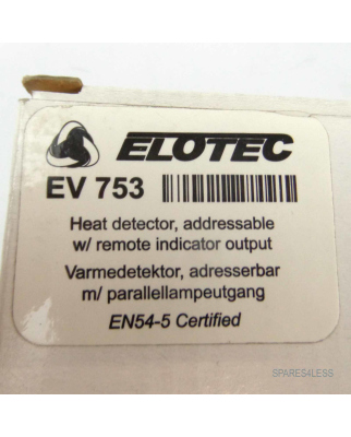 ELOTEC Wärmedetektor EV753 OVP