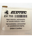 ELOTEC Wärmedetektor EV753 OVP