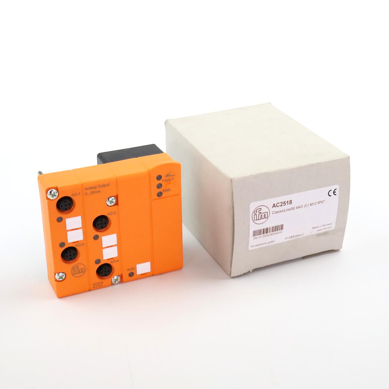 ifm AC2518 - AS-Interface ClassicLine90 4AO (C) M12 IP67 - spares4less ...