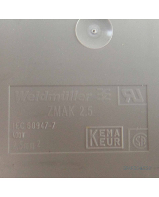 Weidmüller Z-Reihenklemme ZMAK 2.5 1768000000 (24Stk.) OVP