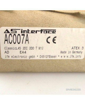 ifm AS-Interface AC007A OVP #K2