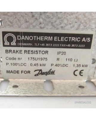 Danfoss Danotherm Bremswiderstand 175U1975 NOV