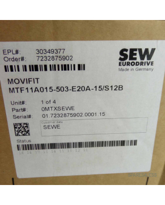 SEW EURODRIVE MOVIFIT Anschlussbox MTA11A-503-I653-D01-00 1,5kW OVP
