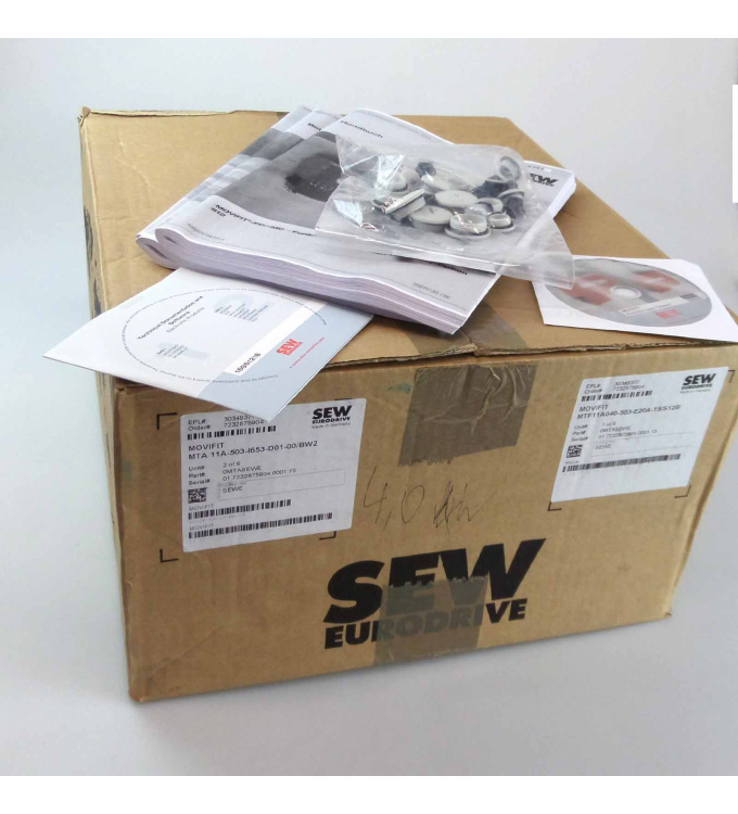 SEW EURODRIVE MOVIFIT Anschlussbox MTA11A-503-I653-D01-00/BW02 4,0kW OVP