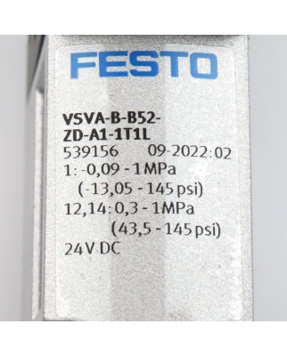 Festo Magnetventil VSVA-B-B52-ZD-A1-1T1L 539156 OVP