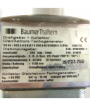 Baumer Thalheim Tachogenerator ITD40+KTD3-4SB10Y4500HSXB1BR06S11IP54 GEB