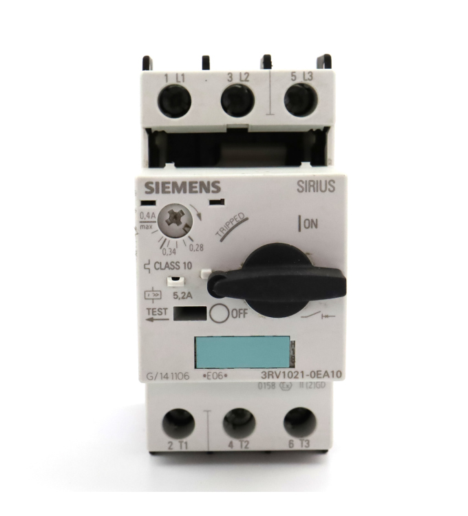 Siemens Leistungsschalter 3RV1021-0EA10 0,28-4,40A 