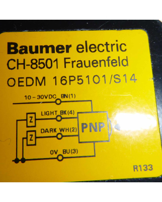 Baumer electric Emfänger f. Lichtschranke OEDM16P5101/S14 GEB