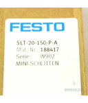 Festo Mini-Schlitten SLT-20-150-P-A 188417 OVP