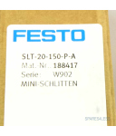 Festo Mini-Schlitten SLT-25-150-A-CC-B 197916 OVP