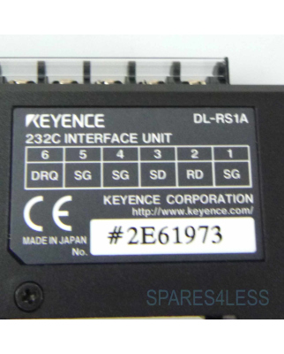 Keyence RS-232C-Kommunikationseinheit DL-RS1A OVP
