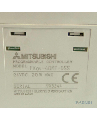 Mitsubishi Electric MELSEC Transistor Unit FX0N-40MT-DSS GEB