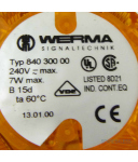 WERMA Dauer-Licht Signalleuchte gelb 84030000 GEB