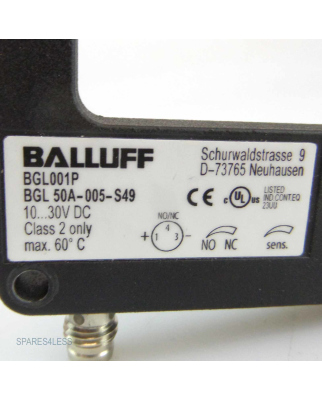 Balluff optoelektronischer Sensor BGL 50A-005-S49 BGL001P GEB