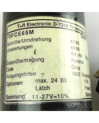 TR Electronic Drehgeber CE65M Art.Nr. 110-00229 GEB