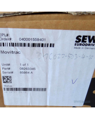 SEW EURODRIVE Frequenzumrichter Movitrac 31C022-503-4-00 8263345 OVP