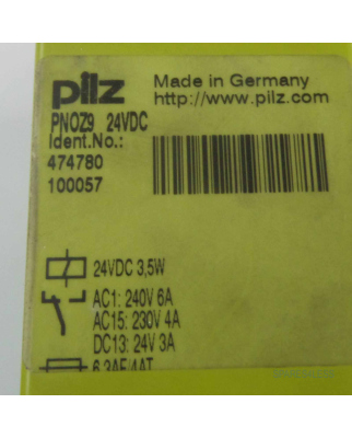 Pilz Sicherheitsschaltgerät PNOZ9 24VDC 474780 GEB #K2