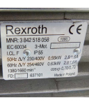 Rexroth Drehstrommotor MNR 3842518058 0,55kW/0,63kW NOV