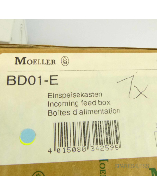 Klöckner Möller Einspeisekasten BD01-E OVP