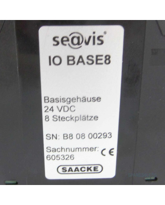 SAACKE se@vis Compact Modul Base 8 636649 + Basisgehäuse IO Base 8 605326 NOV