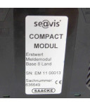 SAACKE se@vis Compact Modul Base 8 636649 + Basisgehäuse IO Base 8 605326 NOV