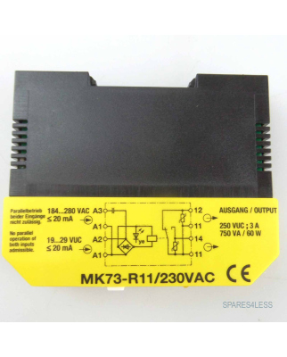 Turck Relaiskoppler MK73-R11/230VAC OVP